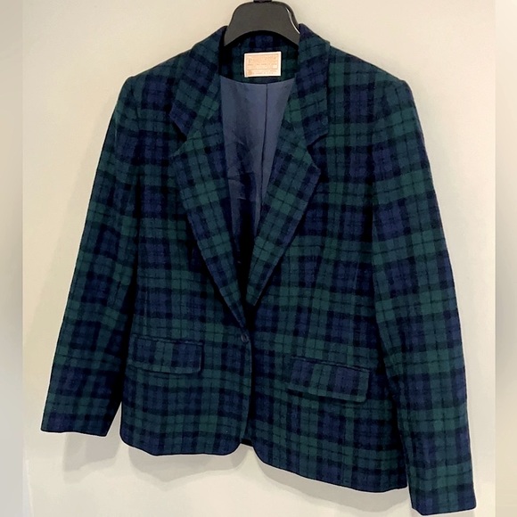 Pendleton Jackets & Blazers - Pendleton, Women’s, Blazer, Plaid, 100% Wool, Jacket.